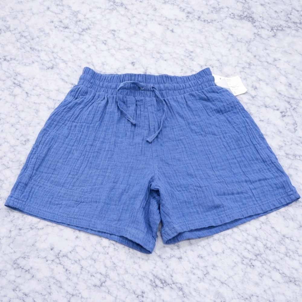 Columbia Blue Lounge Shorts Size Small Elastic Waist Drawstring NWT